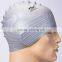 With Logo Printed Silicone Swimming Cap Watersport High Quality Heavy Swim Hat