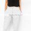 Womens new fashion casual grey jogger sweatpants blank