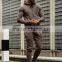 men's hooded tracksuit top slim fit tracksuit