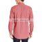 OEM 2017 pattern men's long sleeve fashion pink oxford shirt