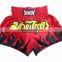 high quality custom fashion 100% cotton muay thai boxing shorts