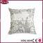 new design hand drawing washable imitated silk fabric sleep pillow