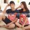 2015 wholesale cheap couple pajamas