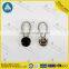 Promotional gift type quick fixed using metal extenders in different colors crystal bordered