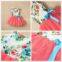 Kids Girl Summer Party Tutu Dress Flower Lace Butterfly Ribbon Age 2-14