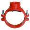 ductile iron grooved pipe fittings with UL and FM