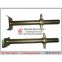 Qin HuangDao manufacturer adjustable screw jack base u head for scaffolding
