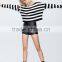 Women Fashion Elegant Striped Knitwear Latest Design