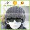 winter warm bonnet,striped knitted headwear beanie