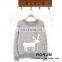Fashion knitwear cute embroidery reindeer design for ugly Christmas Christmas Sweater Patterns