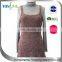 woman's Winter vest dress with side of the lotus leaf