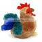8 inch long bean weighted body cocky the stuffed soft toy rooster plush