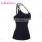 Fashionable Solid Black Vest Bamboo Yoga Clothing China Manufactures