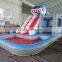 Guangzhou supplier castle inflatable dry slide amusement equipment on sale