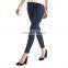 Custom 2017 hot fashion blank pants with poket women's formal office pants