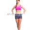 100% cotton gym wear for girls wholesale