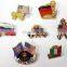Customized hign quality lapel pin flag