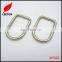Custom 25mm welded D ring buckle for handbag