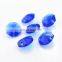 Professional Factory sew on rhinestones octagon crystal beads double hole clear glass beads