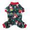 New cute and cool four-legged christmas funny dog clothes pet