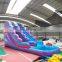 commercial hot sale cheap party rental inflatable purple water slide for sale