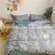 Premium quality luxury bed linen bed sheet pillow case duvet cover comforter 4pcs floral bedding set with wholesale price