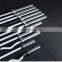 Hot sale home gym squat rack bumple plate 2.2m chrome 20kg barbell bar