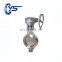 Good Price quality for washing water drainage DN36 ptfe lined with drain Waterproof Electric Actuator lug butterfly valve