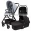 colorful frame air wheel baby carriage 3 in 1 baby stroller