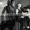 fiberglass egg head male matt black movable joint mannequins