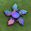 Three leaf colorful fingertip gyro decompression toys