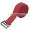 Metallic adjuster buckle Indian made custom logo available yoga strap 100% cotton
