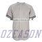 OEM no MOQ csutom youth softball jersey blank white baseball jersey