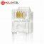 MT-5051 Wholesale RJ11 Cat.3 Telephone Connection Plug With Gold Plated
