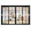 Double Glazing Glass Wood Grain Balcony Aluminum Lift Sliding Door