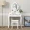 modern white wooden dressing table designs