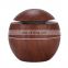 Wood Grain Electric Small USB LED Ultrasonic Air Humidifier Essential Oil Aroma Diffuser