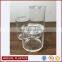 Cotton pad storage center sorter injection clear acrylic swab cosmetic container