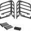 Stainless Steel LED Tail Rear Light Grill Covers Accessories for Jeep Wrangler JK