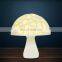 3D Mushroom Night Light Touch Control 2 Colours LED Table Light USB Rechargeable Table Lamp
