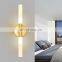 Nordic Led Wall Lamp Bedroom Bedside Lighting Modern Minimalist Living Room Hotel Corridor LED Glass Wall Light