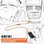 Gold-plated 3.5mm tangle-free car audio cable with mic