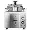 Hot sale stainless steel Pressure Fried chicken furnace 16L electric table top chicken pressure fryer machine