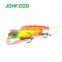 JOHNCOO 88mm 8g Fishing Lure Minnow 85mm 8.5cm 5g Hard Plastic Minnow Wobbler Casting Fishing Lures / Baits