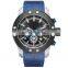 Fashion Watches 2022 Casual Quartz Watch Men Large Dial Waterproof Multifunction Chronograph Luxury Watch Custom Logo Leather Wa