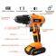 Cordless electric power Impact Wrench drills portable screwdriver cordless drilling machine with lithium battery
