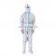 Wholesale Disposable ppe safety clothing waterproof security overalls protection suit with blue rubber