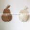 Hot sale Rattan Wall Basket Handwoven Fruit storage Flower Pot Hanging
