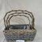 Manufacturer Wholesale Willow Material Wickerbasket Hand Woven Cheap Price