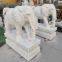 Stone carving elephant manufacturer, white jade carving elephant ornaments, direct sales, stone carving animal carving